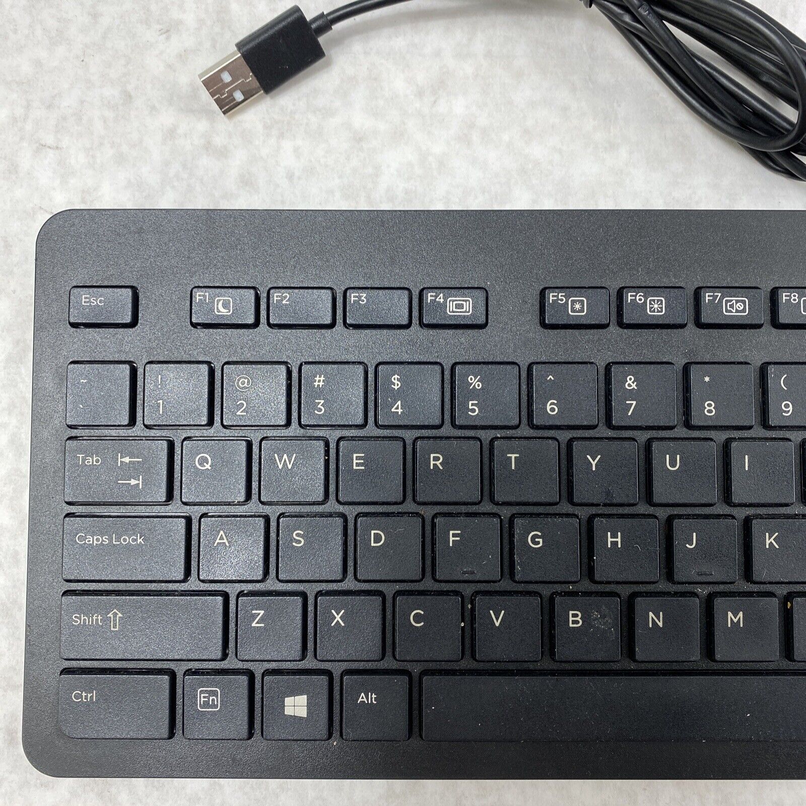 Lot(2) HP 803181-001 Slim USB Wired Enhanced Keyboard KBAR211 Genuine OEM