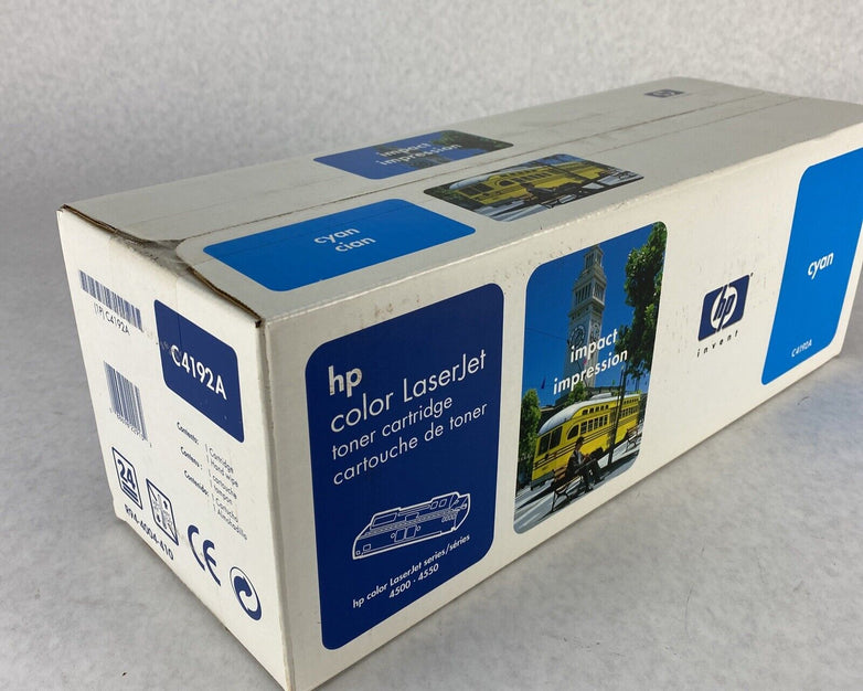 Genuine HP C4192A Cyan Toner Cartridge SEALED