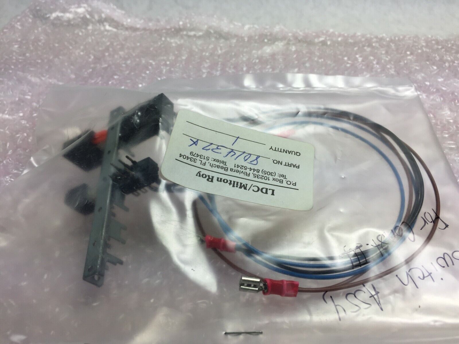 LDC / Milton Roy Part# 801437x Switch Assy for Const III