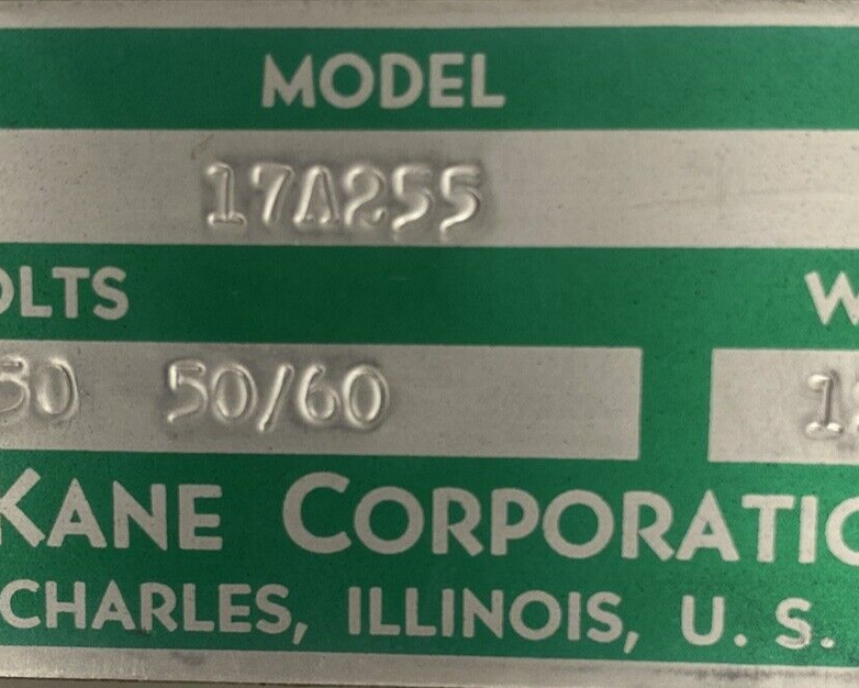 Dukane 17A255 Power Supply 110-971 D.C. Filter 125/250 Volts 127 Watts