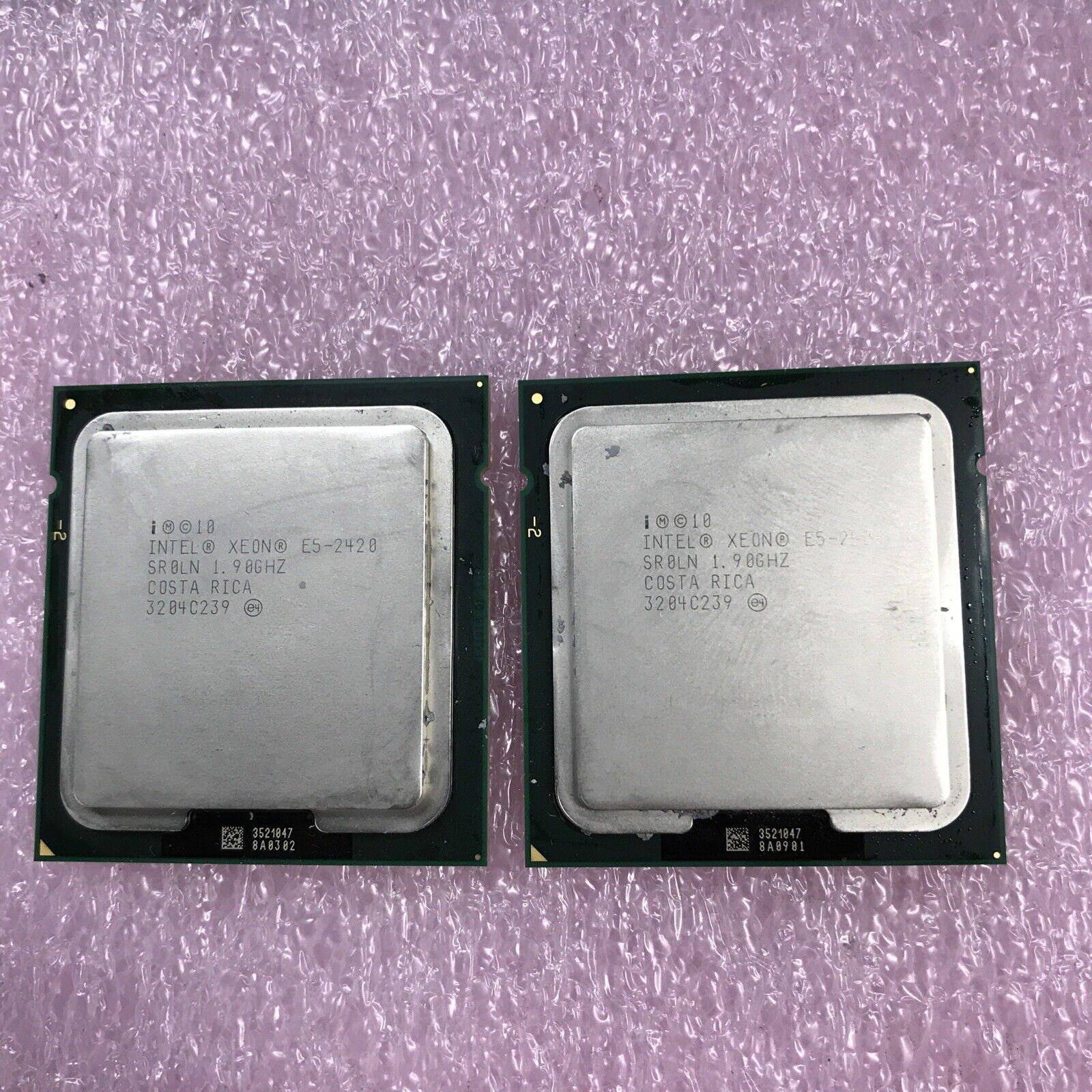 (Lot of 2) Intel Xeon E5-2420 SR0LN 1.9GHz (Tested and Working)
