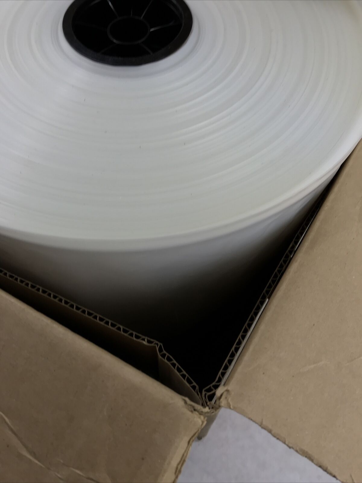 12" x 1500 Roll of 4-Mil Clear Poly Tubing