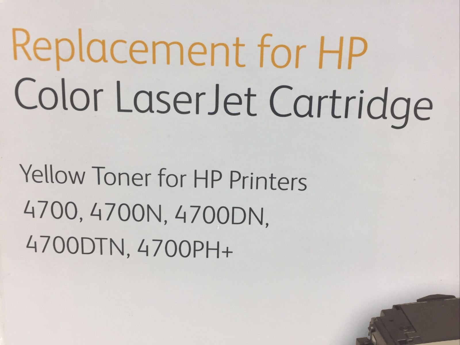 Xerox Replacement Yellow Toner Cartridge for HP 4700  Q5952A  13,100 page yield