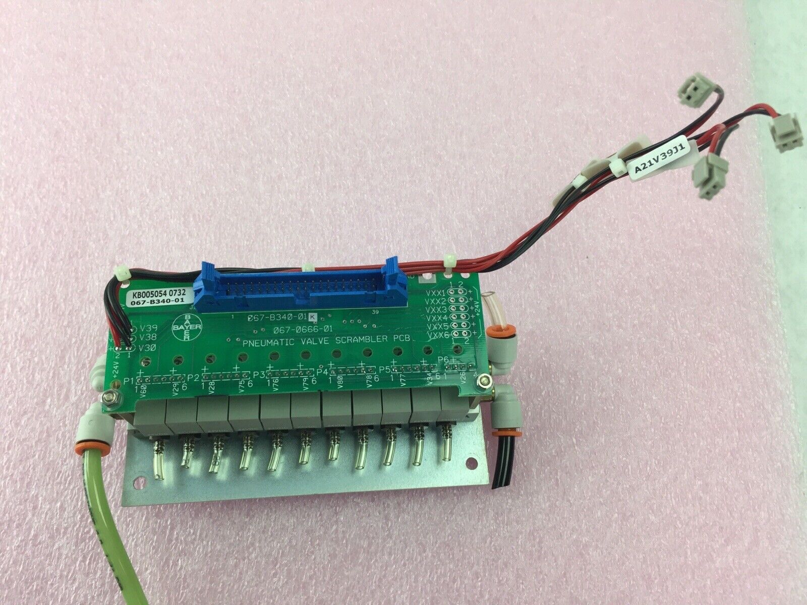 Siemens Bayer - 067-B340-01K - Pneumatic Value Scrambler PCB