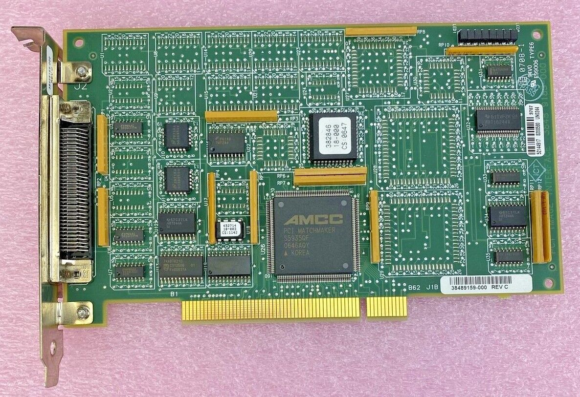 interface 38489159-000 Rev. C imaging PCI Card High Density 68-pin SCSI