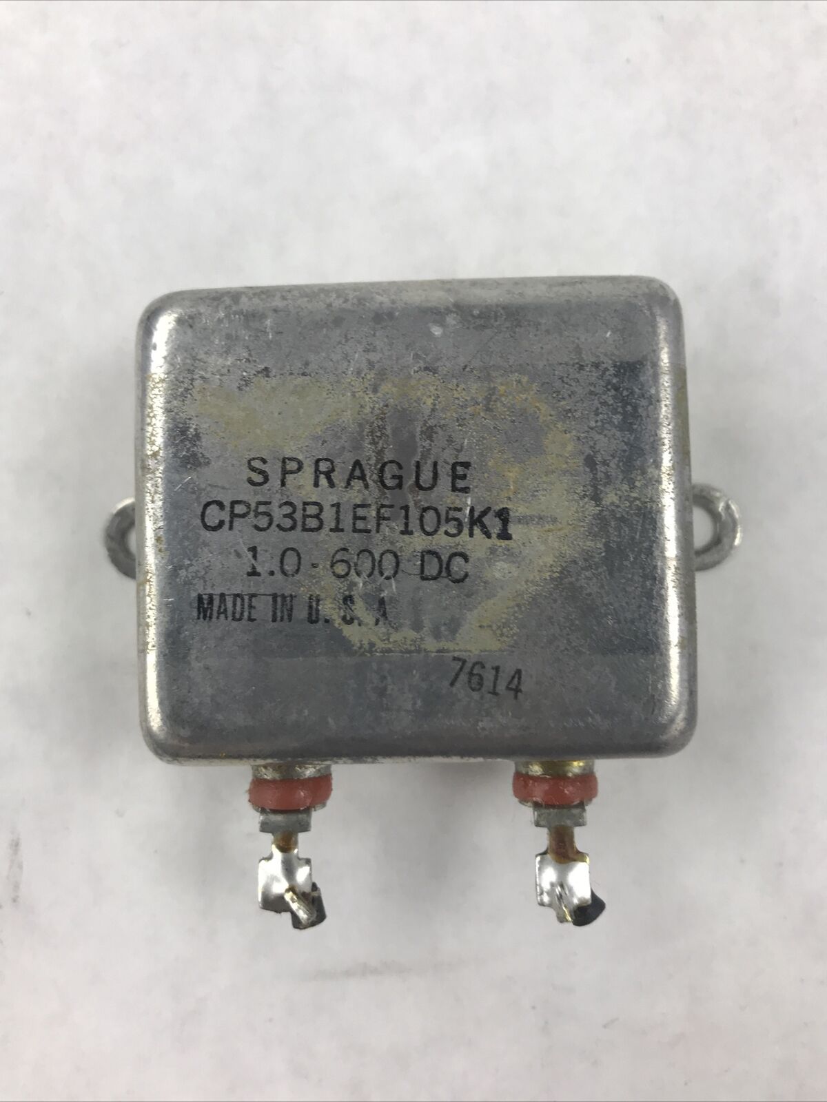 Sprague CP53B1EF105K1 2X1.0-600 DC Capacitor/Relay Unit