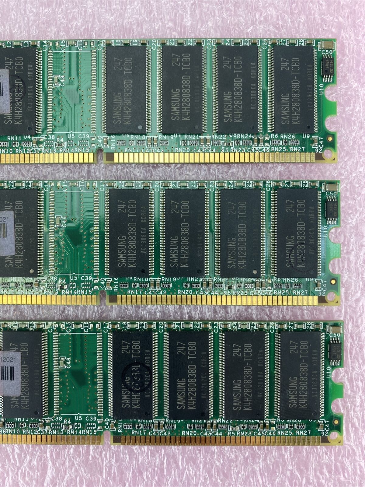 Nanya NT128D64SH4B1G-75B + Compaq PF0211264702 PC2100U DDR 266MHz CL2.5 128MB