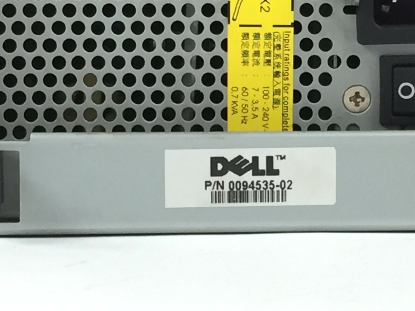 Dell 0094535-02 440W Power Supply RS-PSU-450-AC1N EqualLogic PS6000