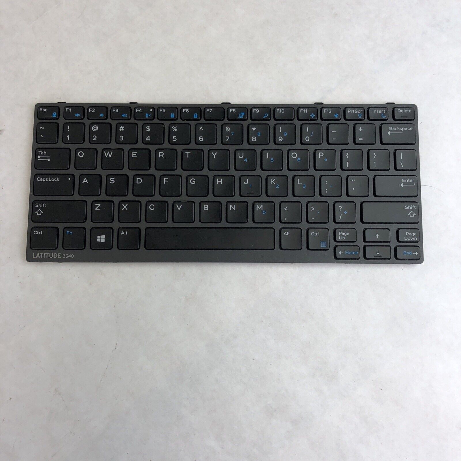 Dell Latitude Replacement Keyboard With Frame Model NSK-LKAUW 01