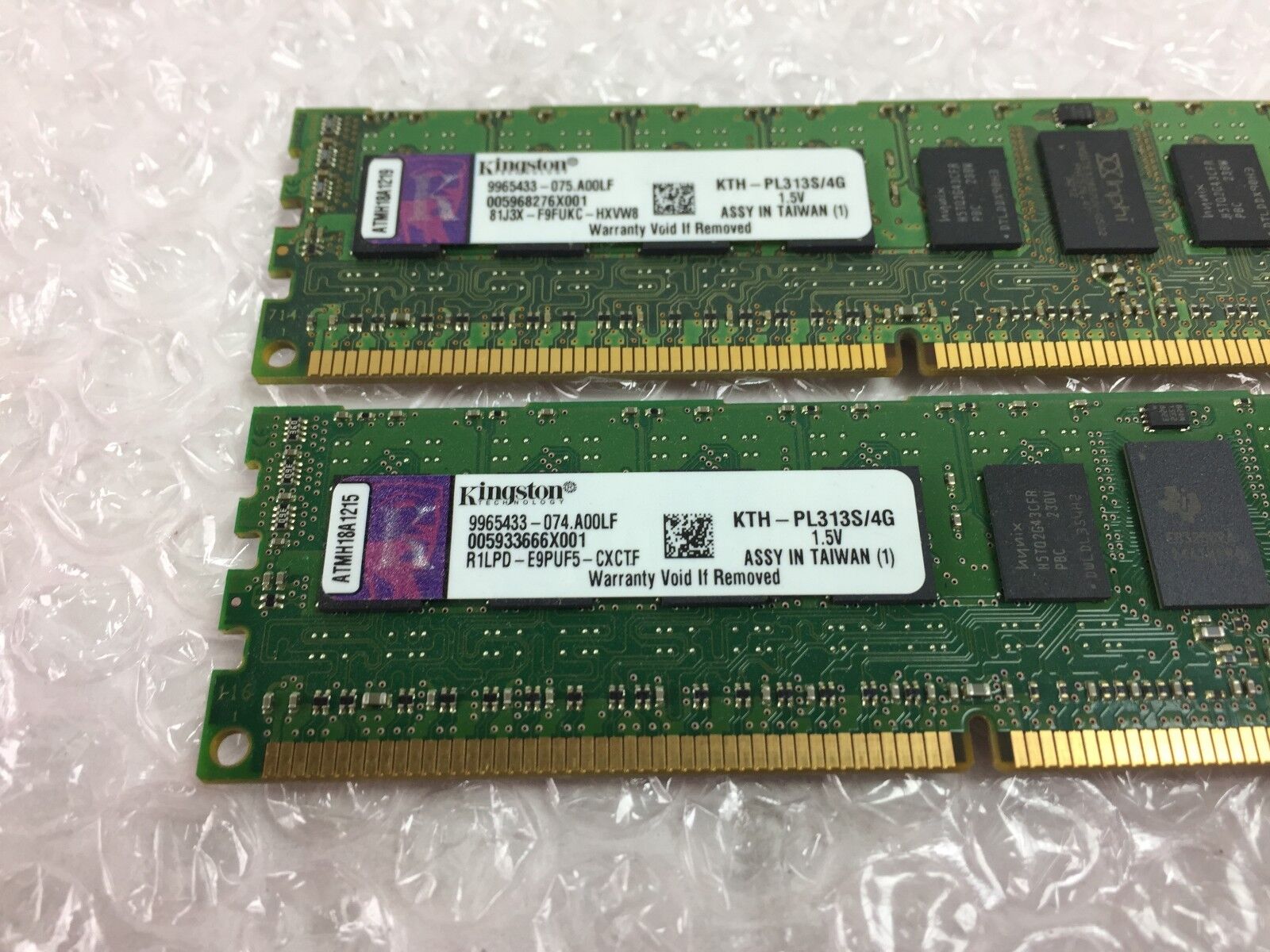 Kingston 8GB (2x4GB) KTH-PL313S/4G PC3-10600 DDR3-1333MHz ECC Registered RAM