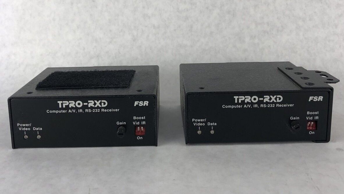 Lot of 2 TPRO-RXD Computer A/V, IR, RS-232 Receiver