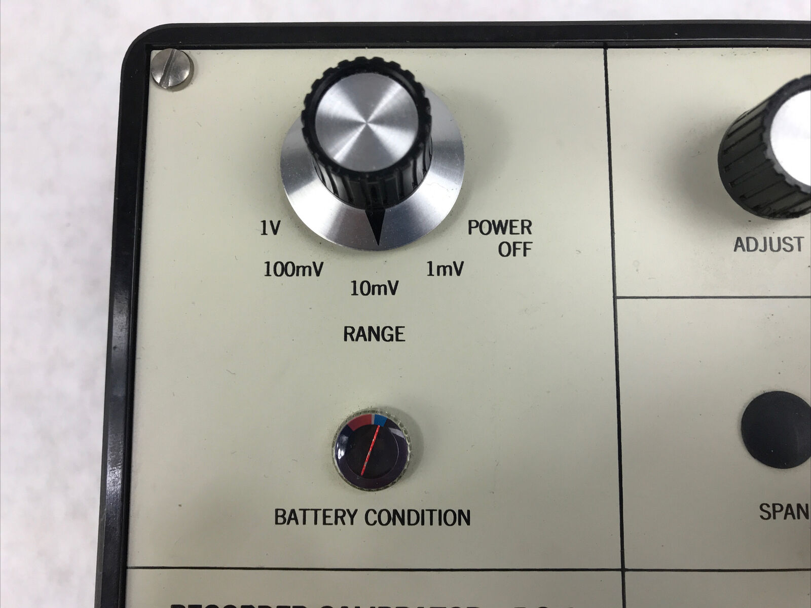 Bailey Instruments RC-1M Recorder Calibrator, 1mV-1V, Bailey RC1M Calibrator