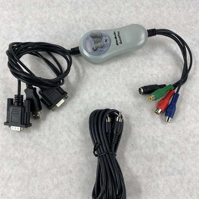 AVerMedia QuickPlay PC VGA Dsub to TV S-Video RCA Converter UNTESTED