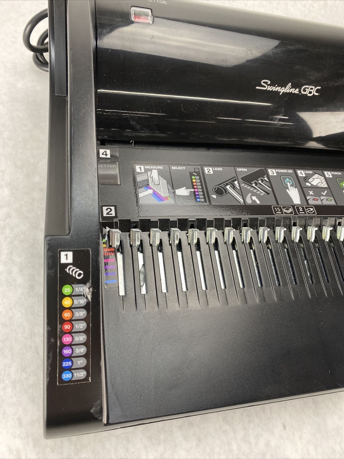 Acco 7704250C Swingline GBC CombBind C110E Binding Machine