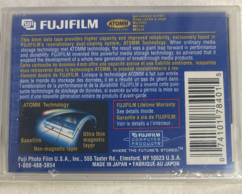 Lot( 2 ) New Fujifilm 150M 4mm Data Tape 20GB Native / 40 GB Compressed