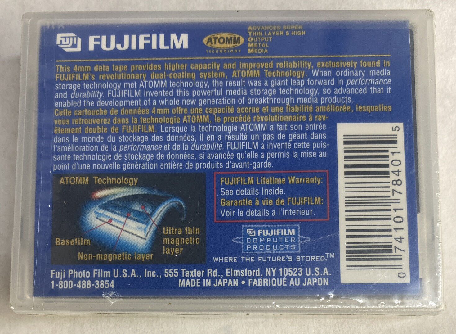 Lot( 2 ) New Fujifilm 150M 4mm Data Tape 20GB Native / 40 GB Compressed