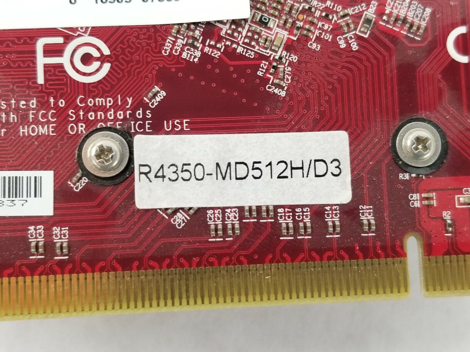 MSI Radeon HD 4350 DirectX 10.1 R4350-MD512H/D3 64-Bit DDR3 Video Card R4350-M