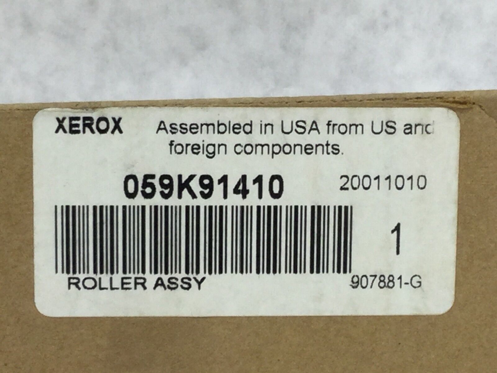 NEW Genuine XEROX 059K91410 Roller Assy