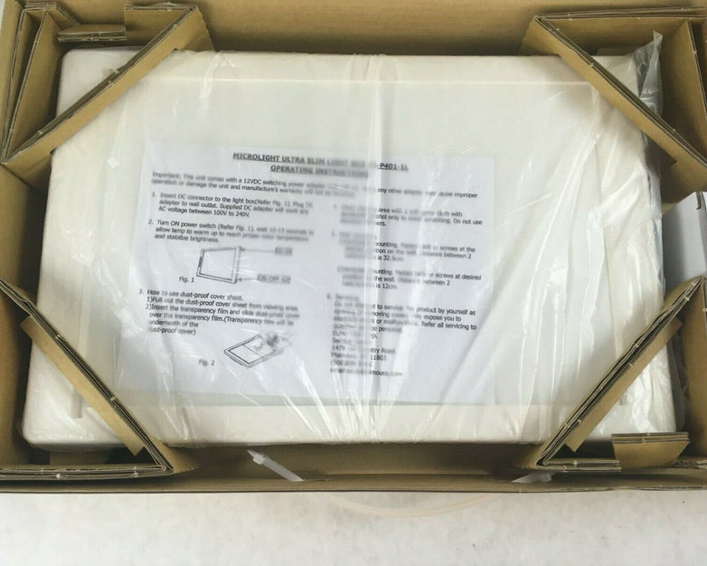 Elmo 1108 Base Light Box YS-P401-1L Ultra Slim White NOS