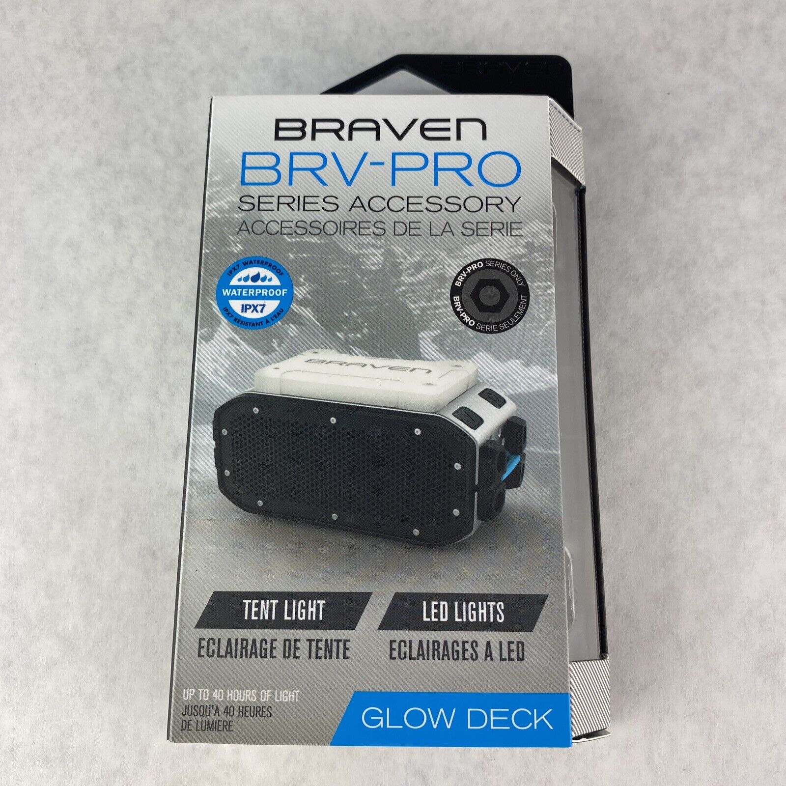 Lot of 3 Braven BRV-PRO Series Accessory LED  Glow Deck