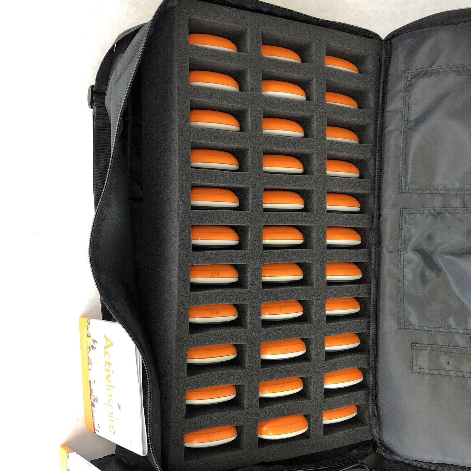 2 Sets of 33 Promethean ActivExpression PRM-AE1-01 Remotes With Carrying Cases