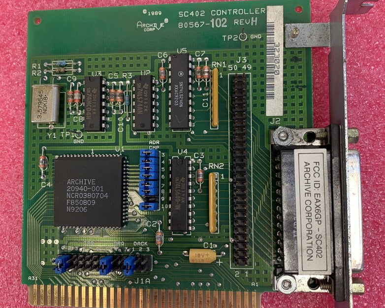 Archive Corp SC402 Controller Card ISA
