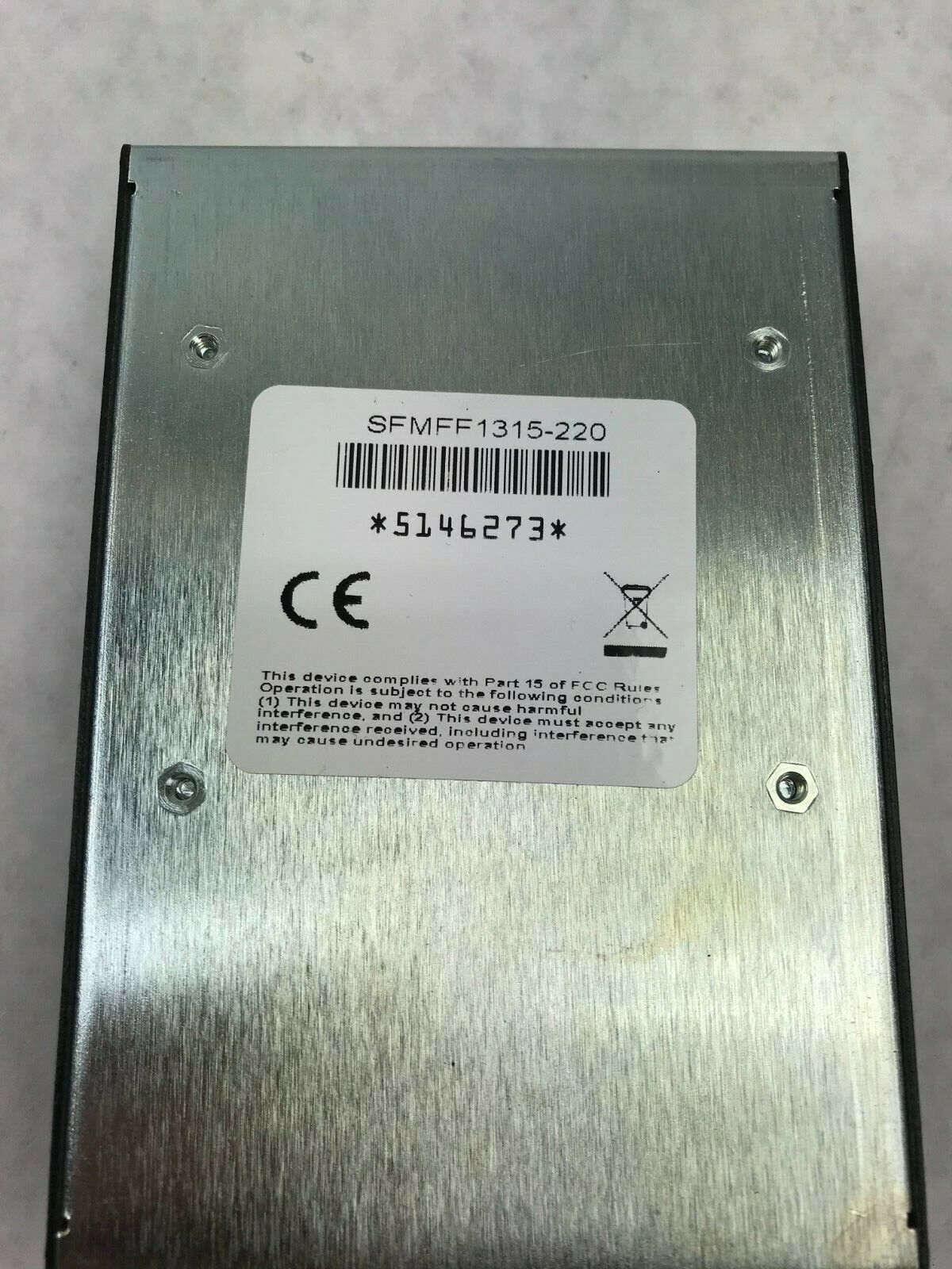 Transition Networks Stand-Alone Media Converter SFMFF w/ Power Supply 1315-220