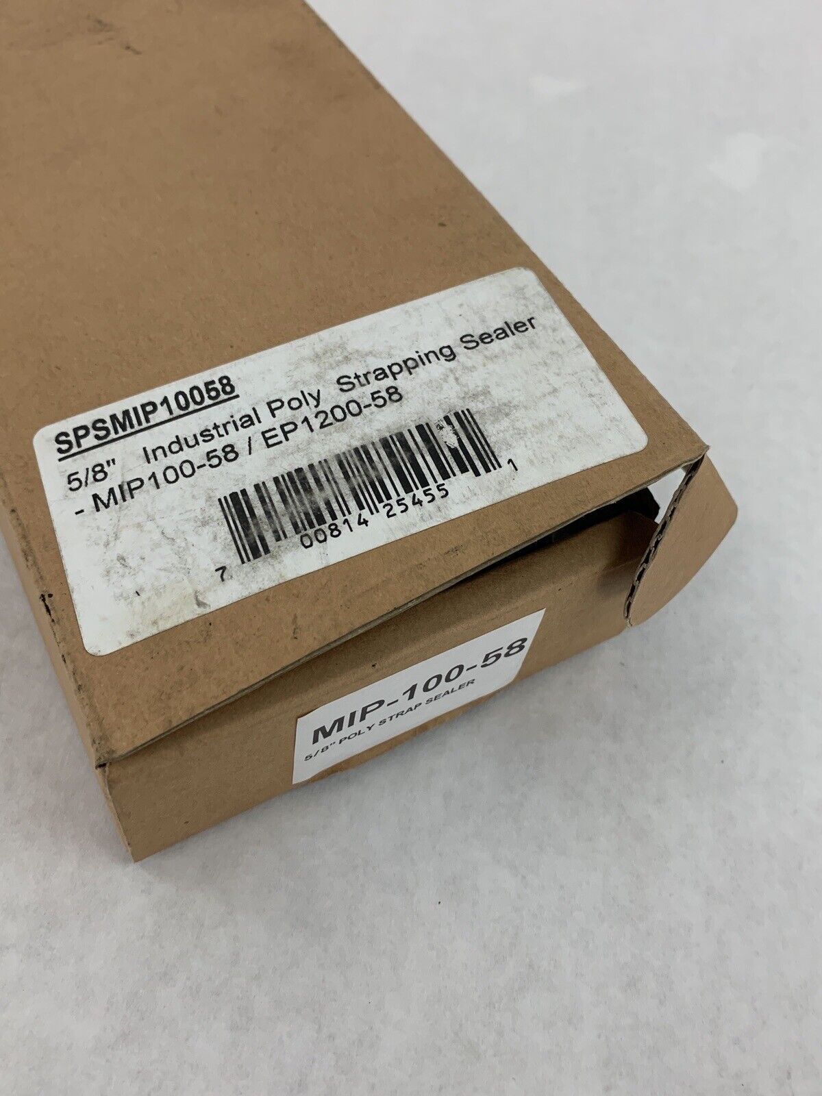 5/8" Industrial Poly Strapping Sealer  MIP-100-58 EP1200-58