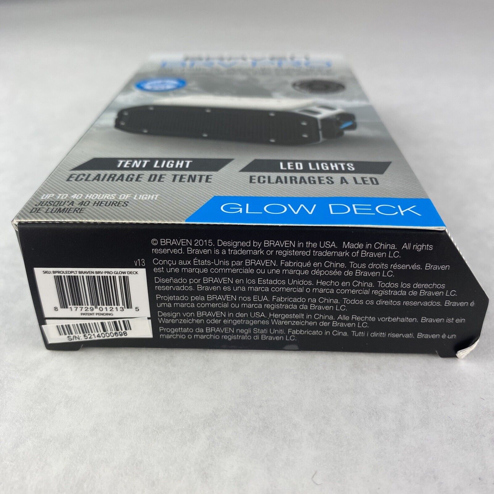 Lot of 3 Braven BRV-PRO Series Accessory LED  Glow Deck