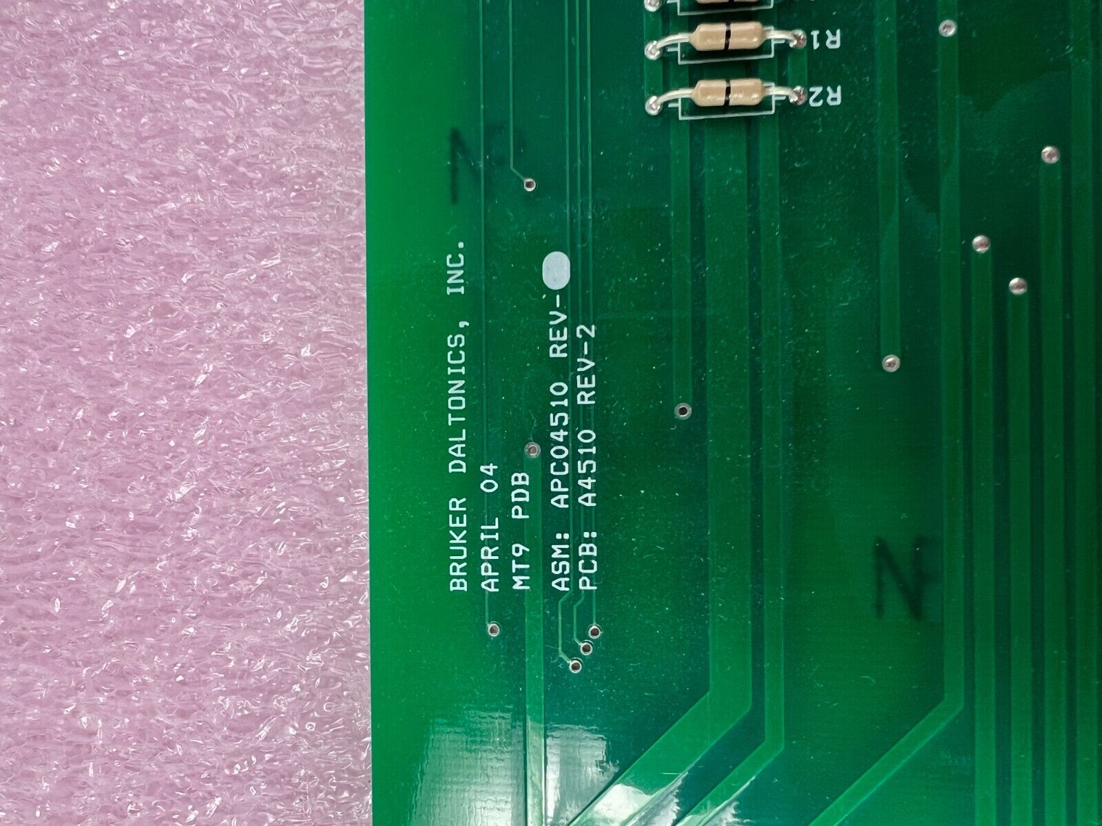 Bruker Daltonics MT9 PDB APC04510 A4510 Board Sequenom