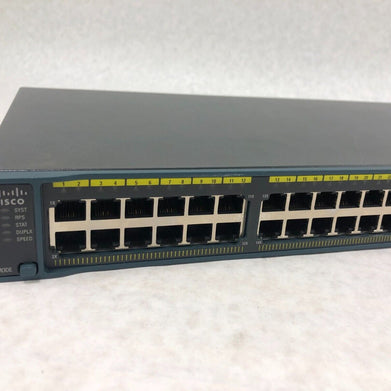 Cisco WS-C2960-48TT-L Catalyst 2960 48P 10/100 Ethernet Switch