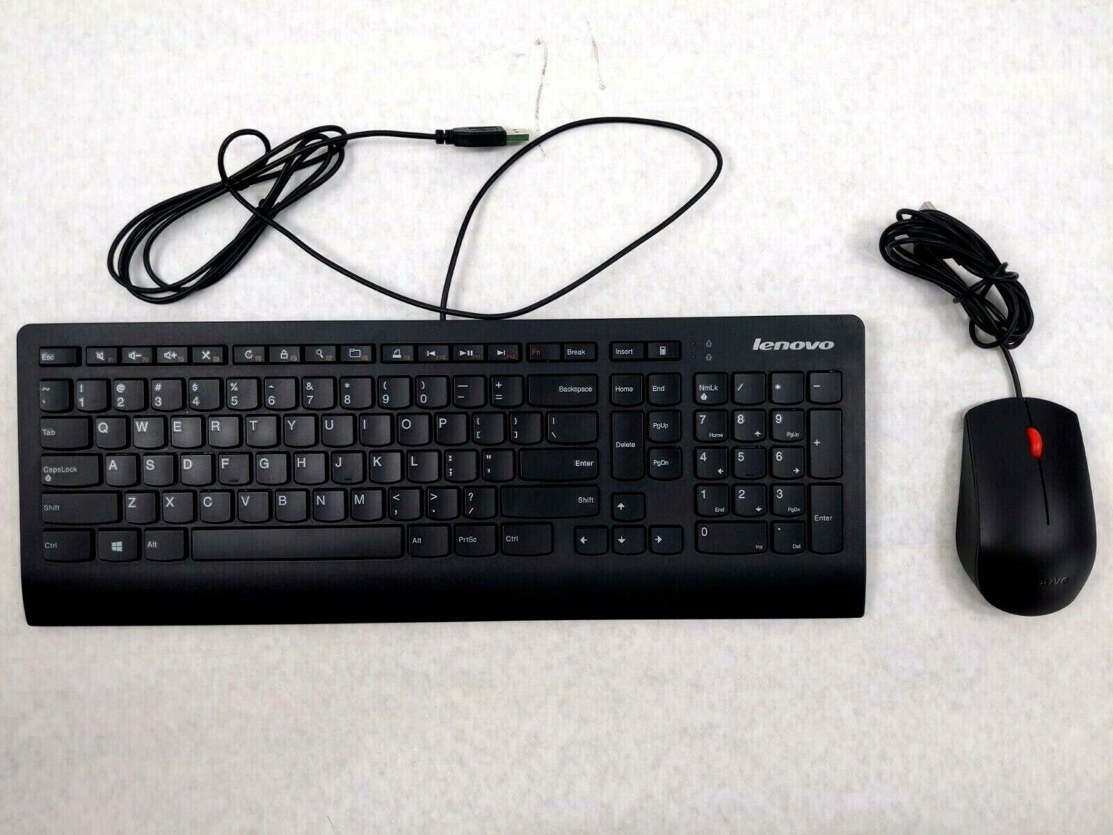 Lenovo SK-8821 Keyboard and SM-8823 Mouse Standard Keyboard/Mouse Lot