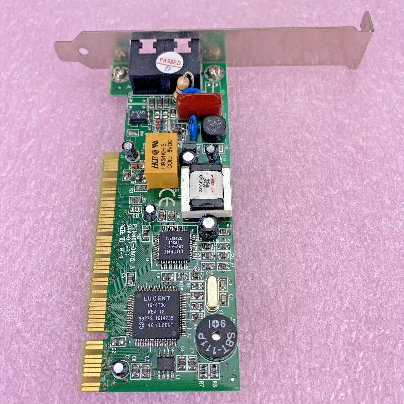 Lucent MDM-V56P/AT 400-08012 PCI Computer Modem