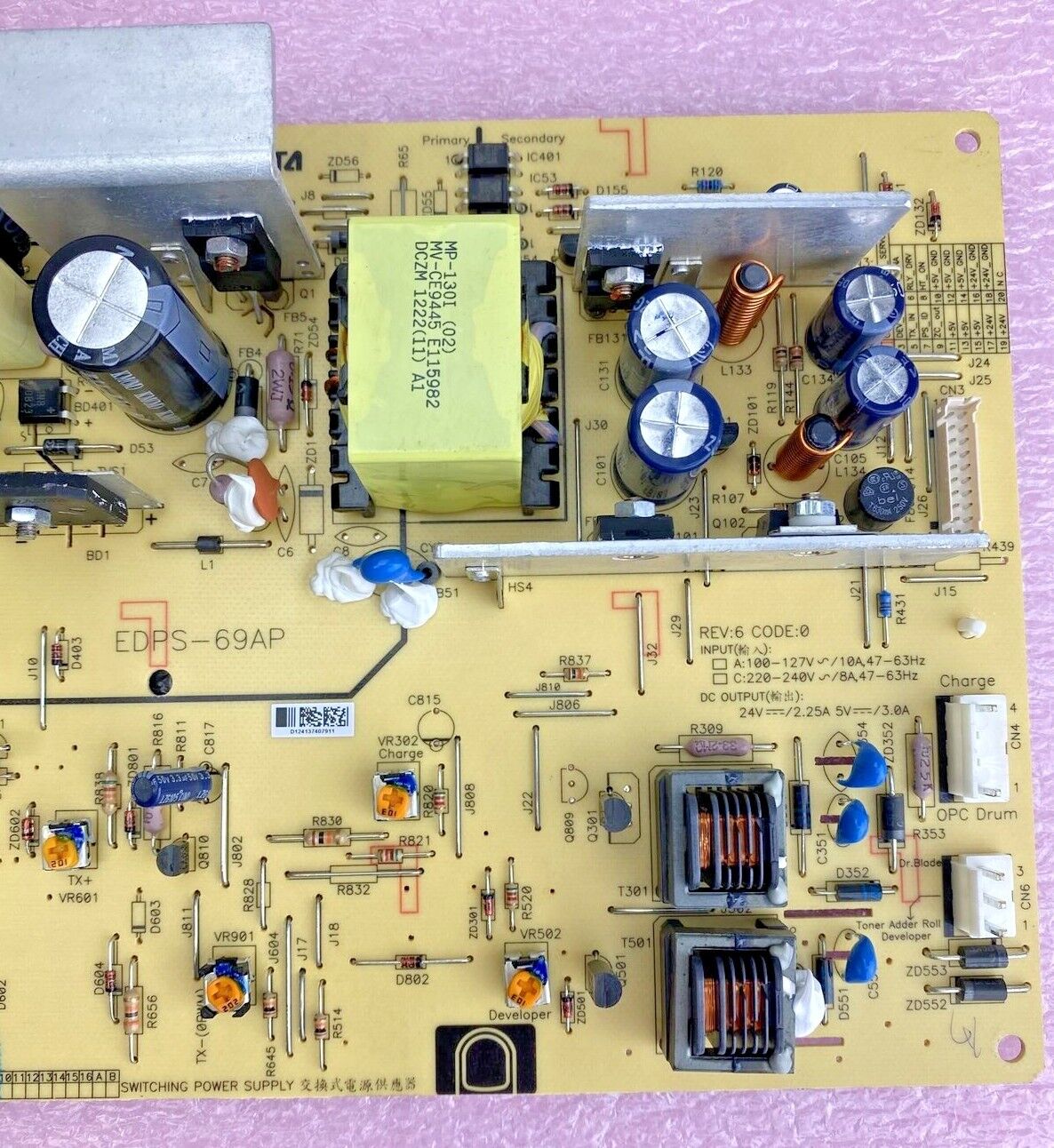 Dell 2941054206 2230D 2330DN 2350D 3330 Switching Power Supply LVPS EDPS-69AP