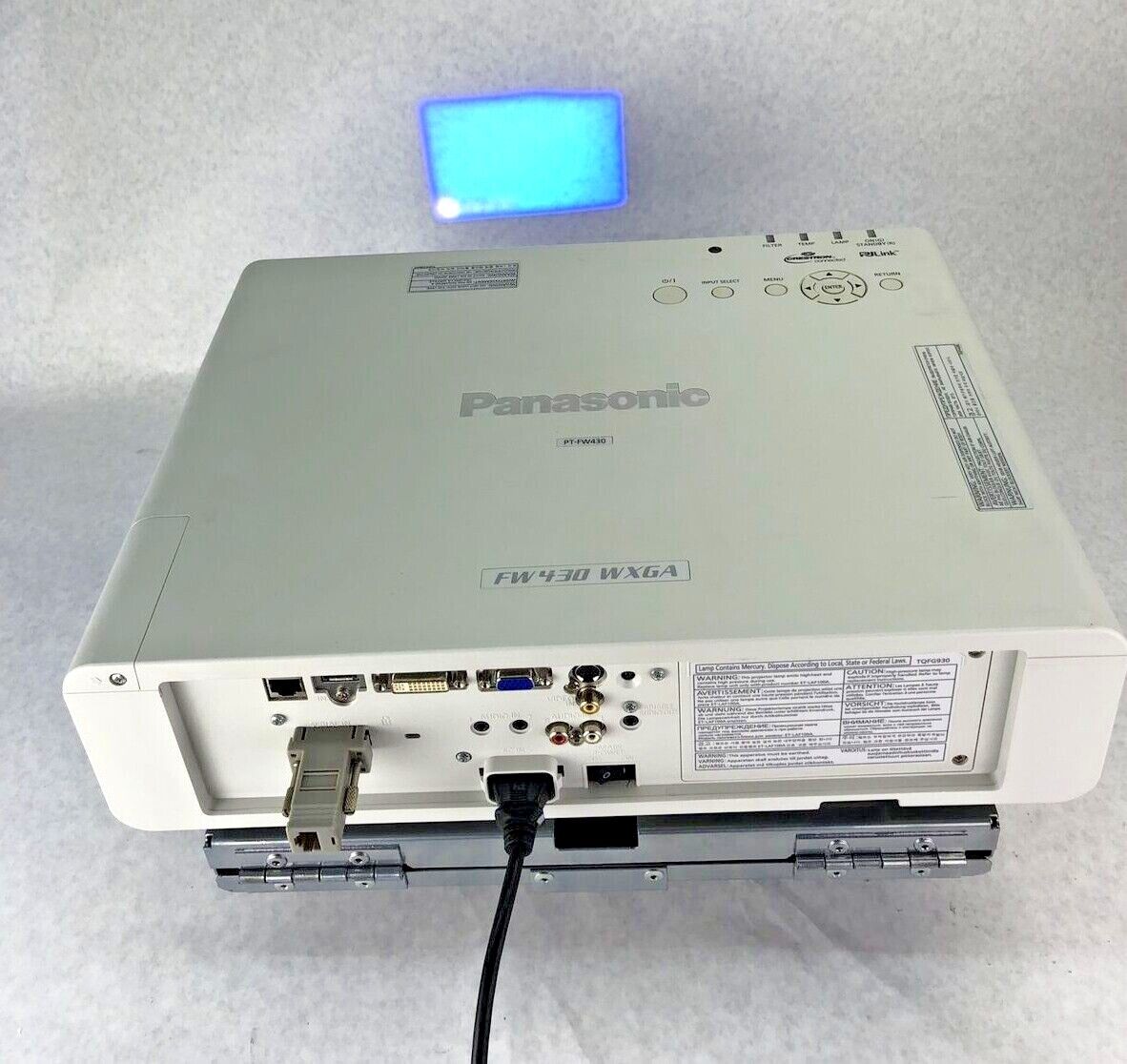 Panasonic PT-FW430U WXGA LCD Projector 2279 Lamp Hours & Peerless Mount Bundle