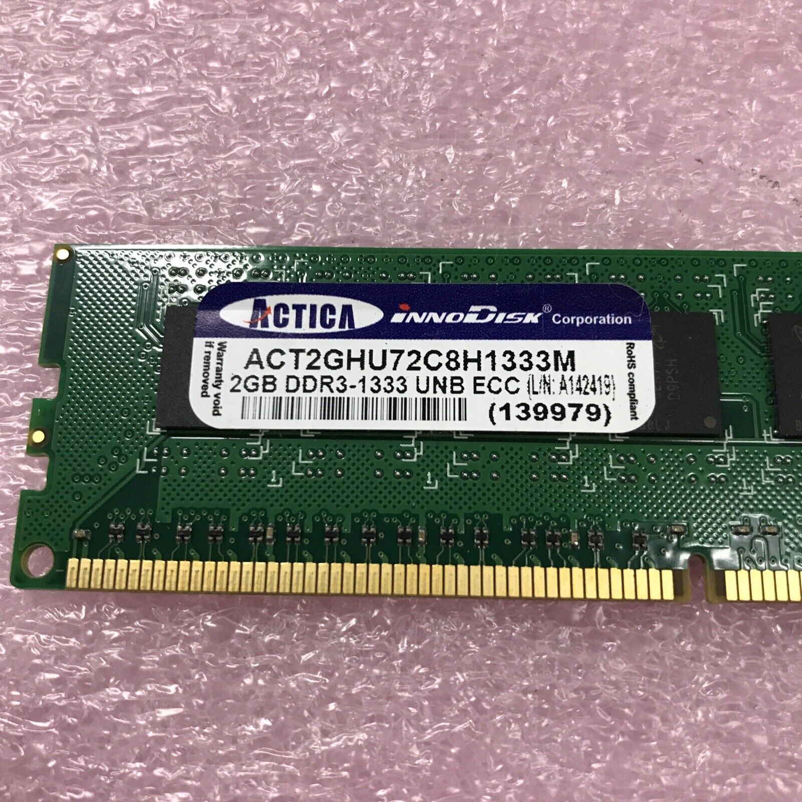 ACTICA ACT2GHU72C8H1333M 8GB Kit 4X2GB PC3-10600 DDR3-1333 CL9 ECC UNB DIMM