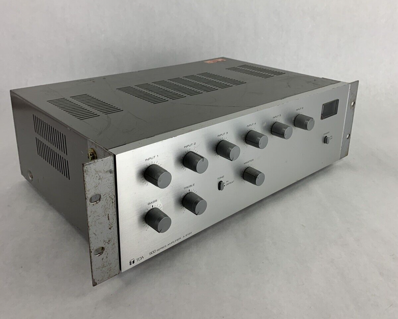 TOA A-912A 900 Series Mixer/Amplifier Missing Modular Cards Tested