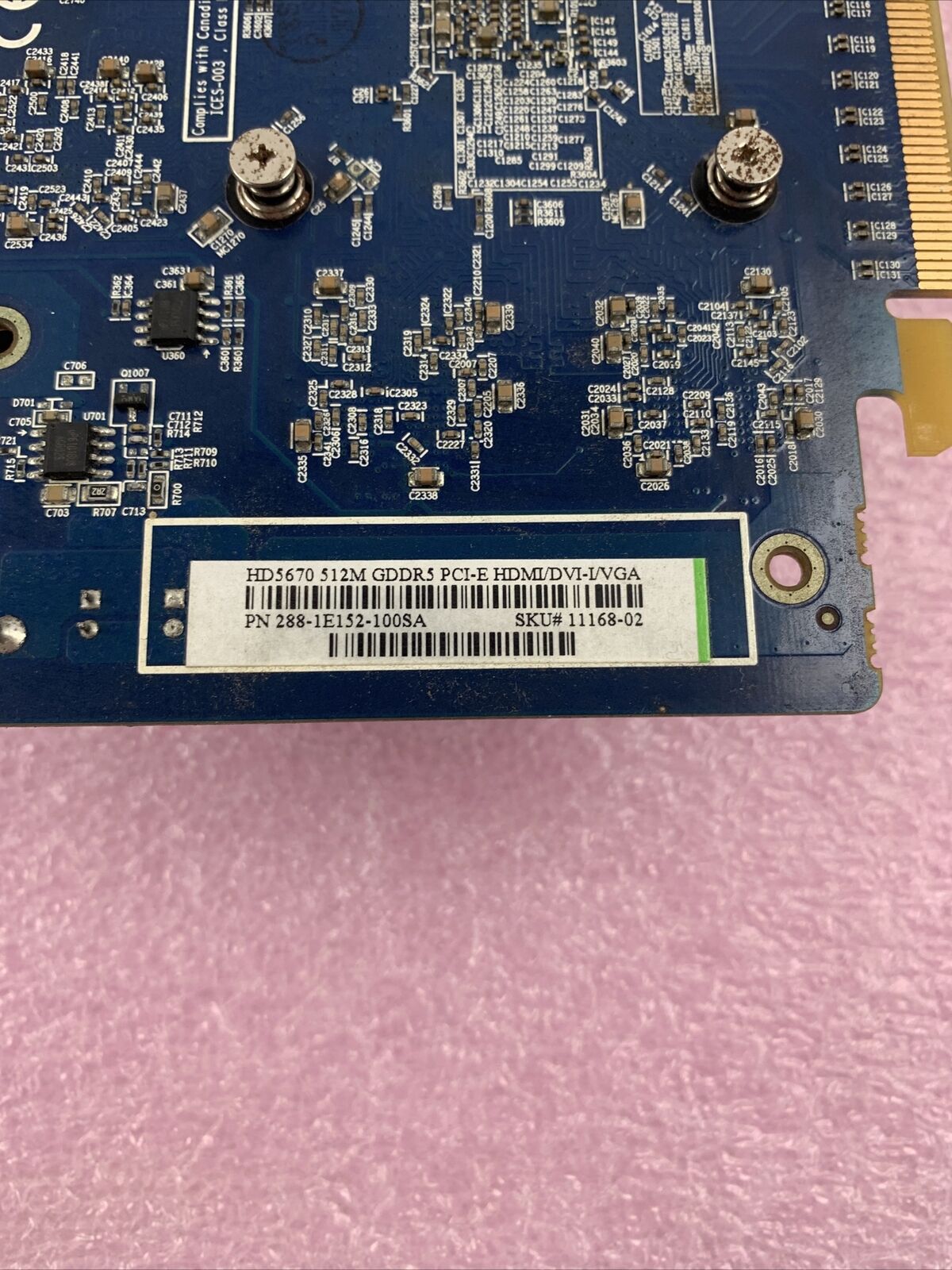 Sapphire HD5670 GDDR5 PCI-E HDMI/DVI/VGA Gprahics Card
