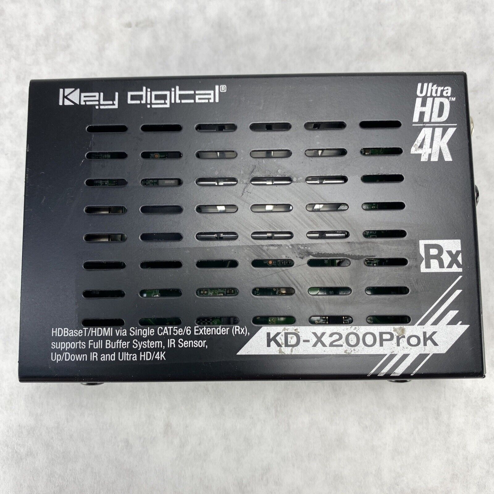 KeyDigital KD-X200ProK HDBaseT/HDMI CAT5e/6 RECIEVER ONLY No Power Supply