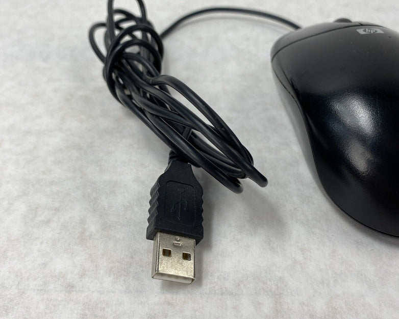 Lot of 2 HP 458407-002 USB 2-Button Optical Laser Sensor Mouse Black M-UAL-96