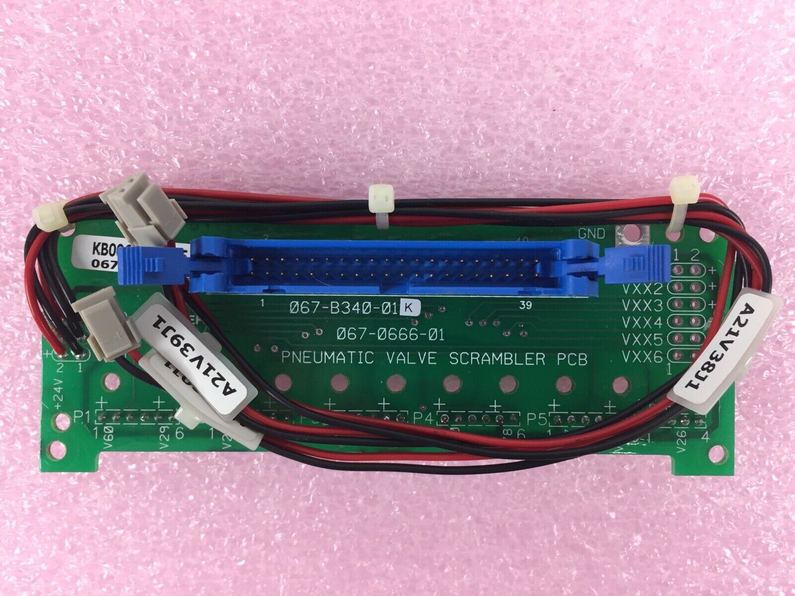 Siemens Bayer - 067-B340-01K - Pneumatic Value Scrambler PCB