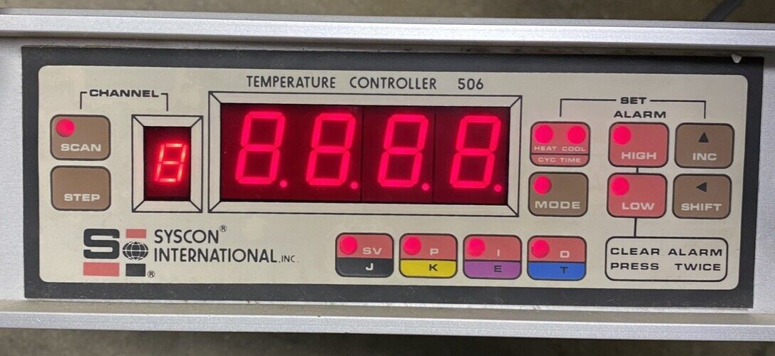 Syscon 506 Digital Temperature Controller Model 502 102