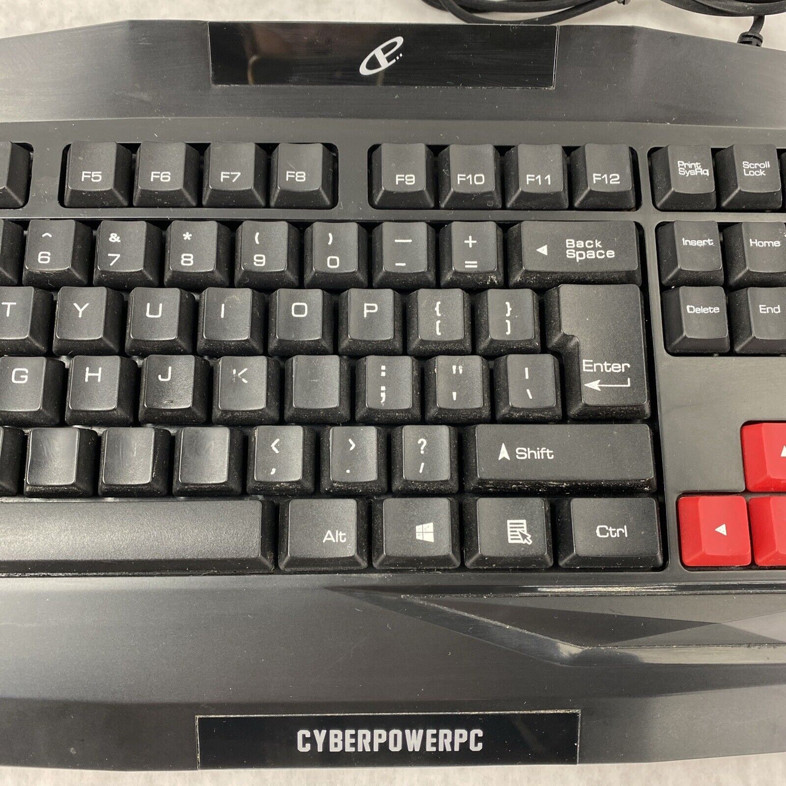 CyberPowerPC Multimedia USB Keyboard for Gaming  Low Profile