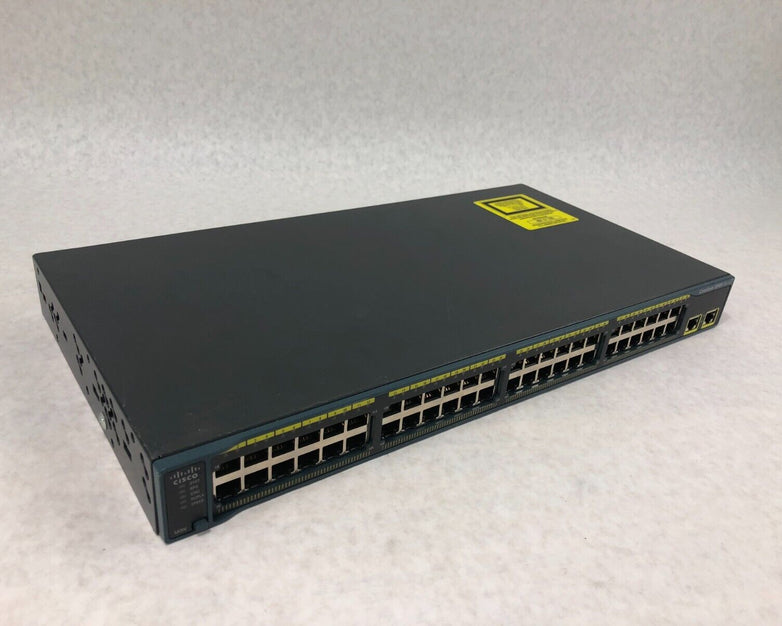 Cisco WS-C2960-48TT-L Catalyst 2960 48P 10/100 Ethernet Switch