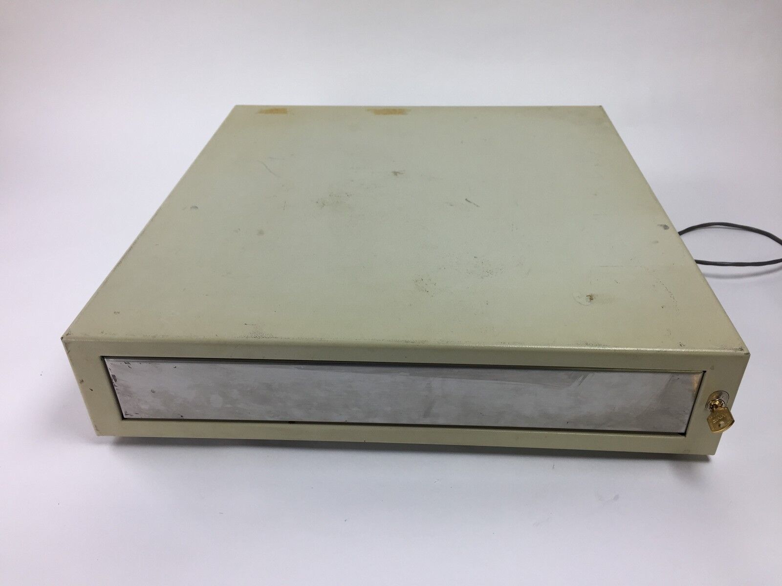 MMF Industries Model ECD 232 Vintage POS Retail Cash Drawer Register, 4V, 12V