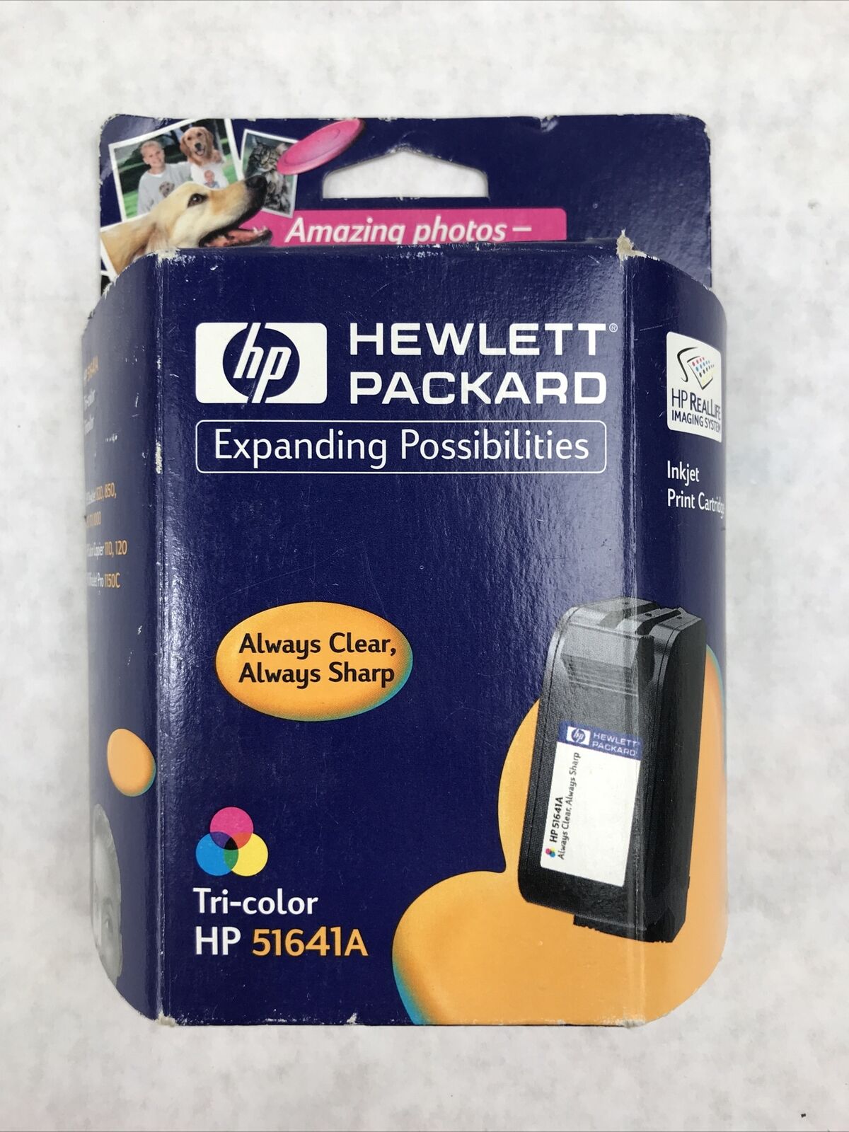 Genuine HP 41 51641A Tricolor Printer Ink Cartridge - Expired