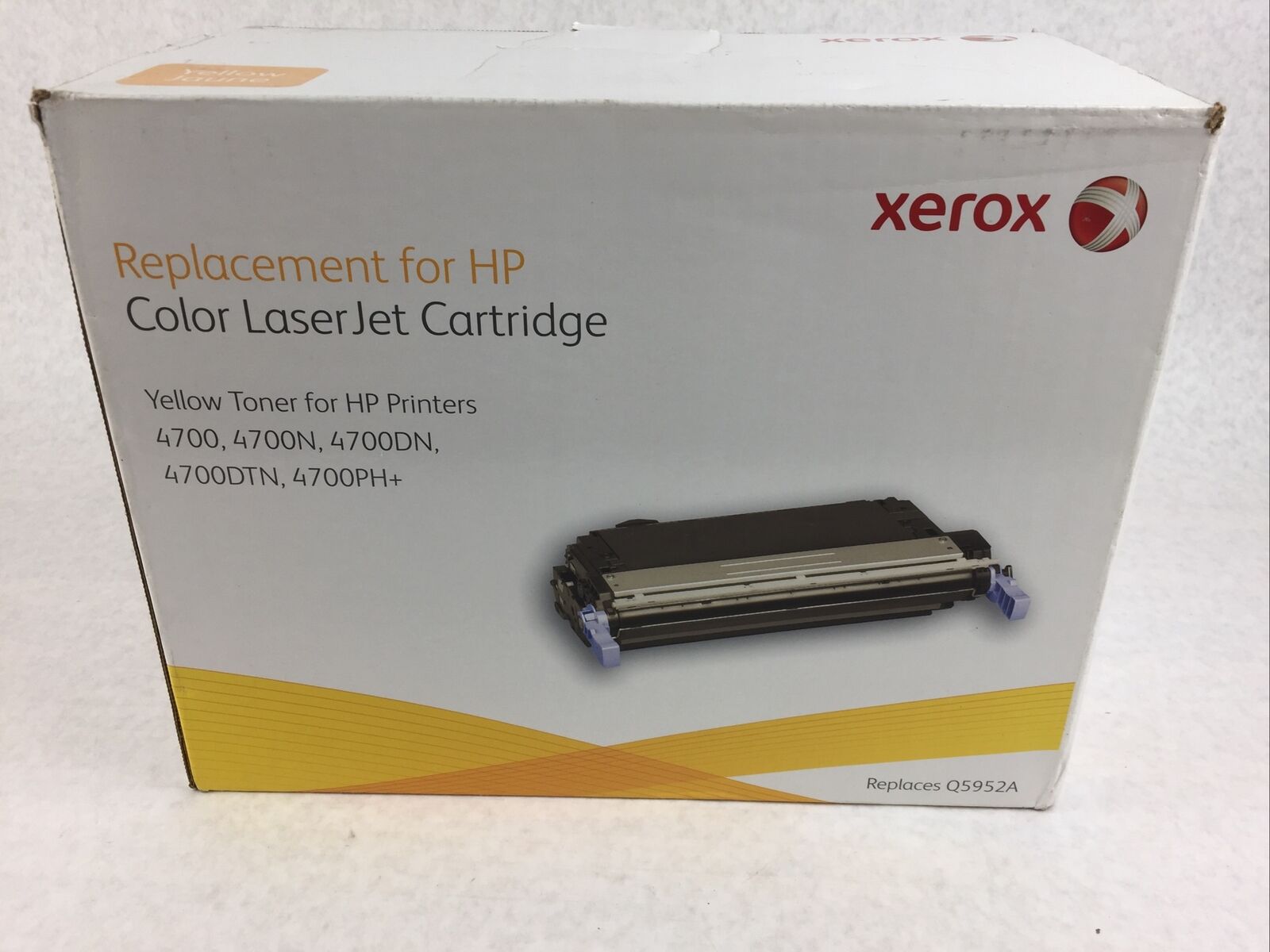 Xerox Replacement Yellow Toner Cartridge for HP 4700  Q5952A  13,100 page yield