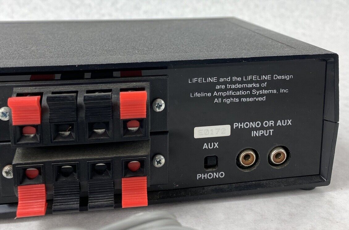 Lifeline Amplifier Classroom Amplification System 2 Channel Microphone Line