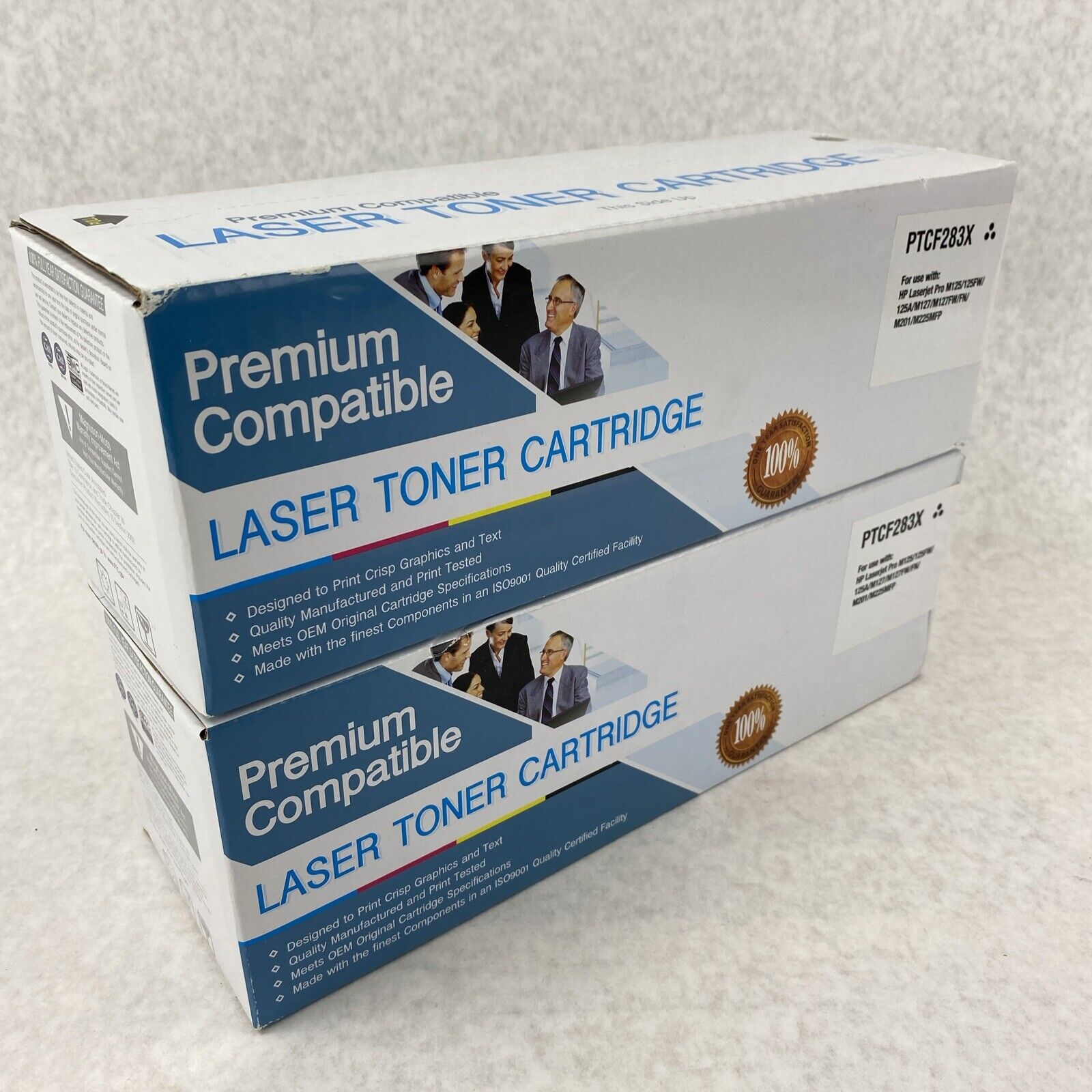 Lot of 2 Premium Compatible PTCF283X Laser Toner Cartridge For HP LaserJet Pro
