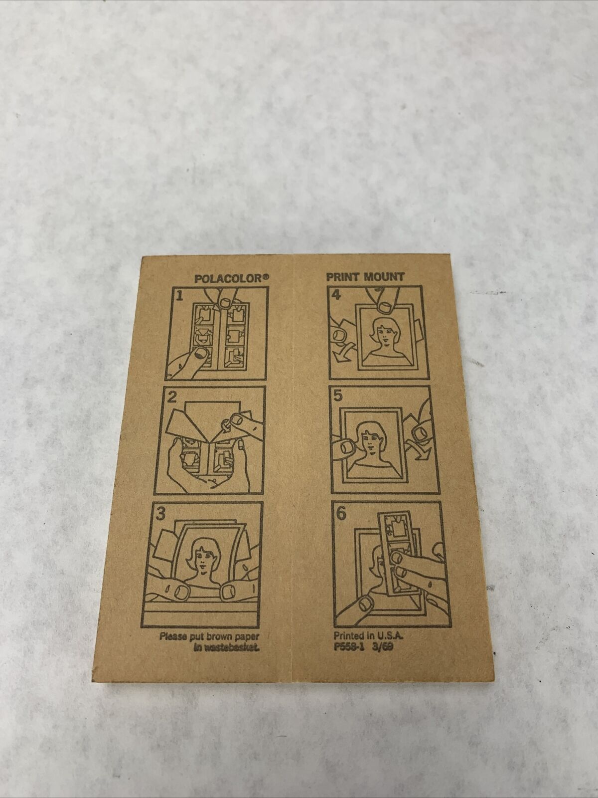 lot of 12 POLACOLOR PRINT MOUNT